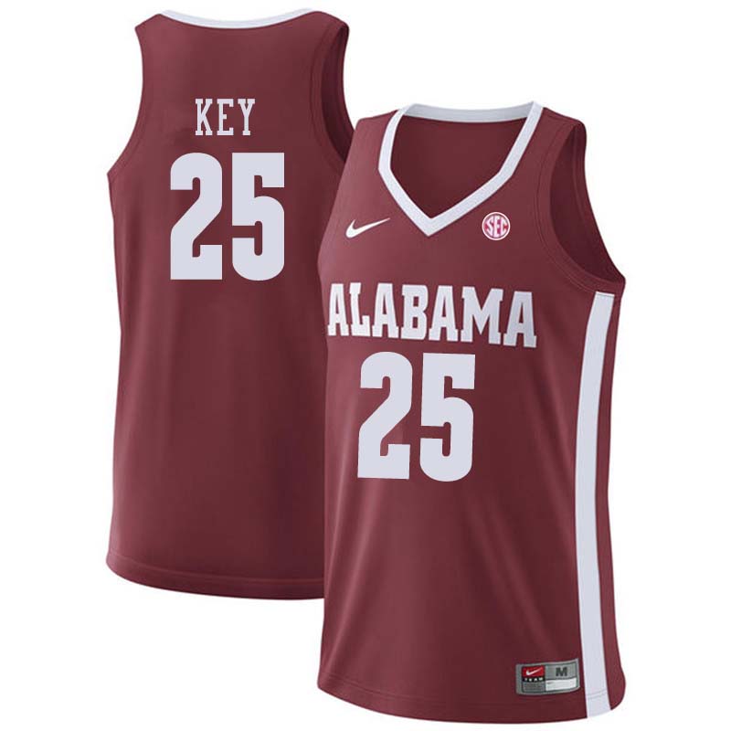 Men #16 Donta Hall Alabama Crimson Tide College Basketball Jerseys Sale-Crimson